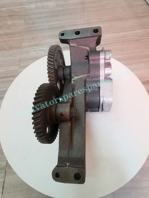 6D24 أجزاء حفارة kobelco مضخة الزيت Assy لـ SK450-6 ME359718 ME150601